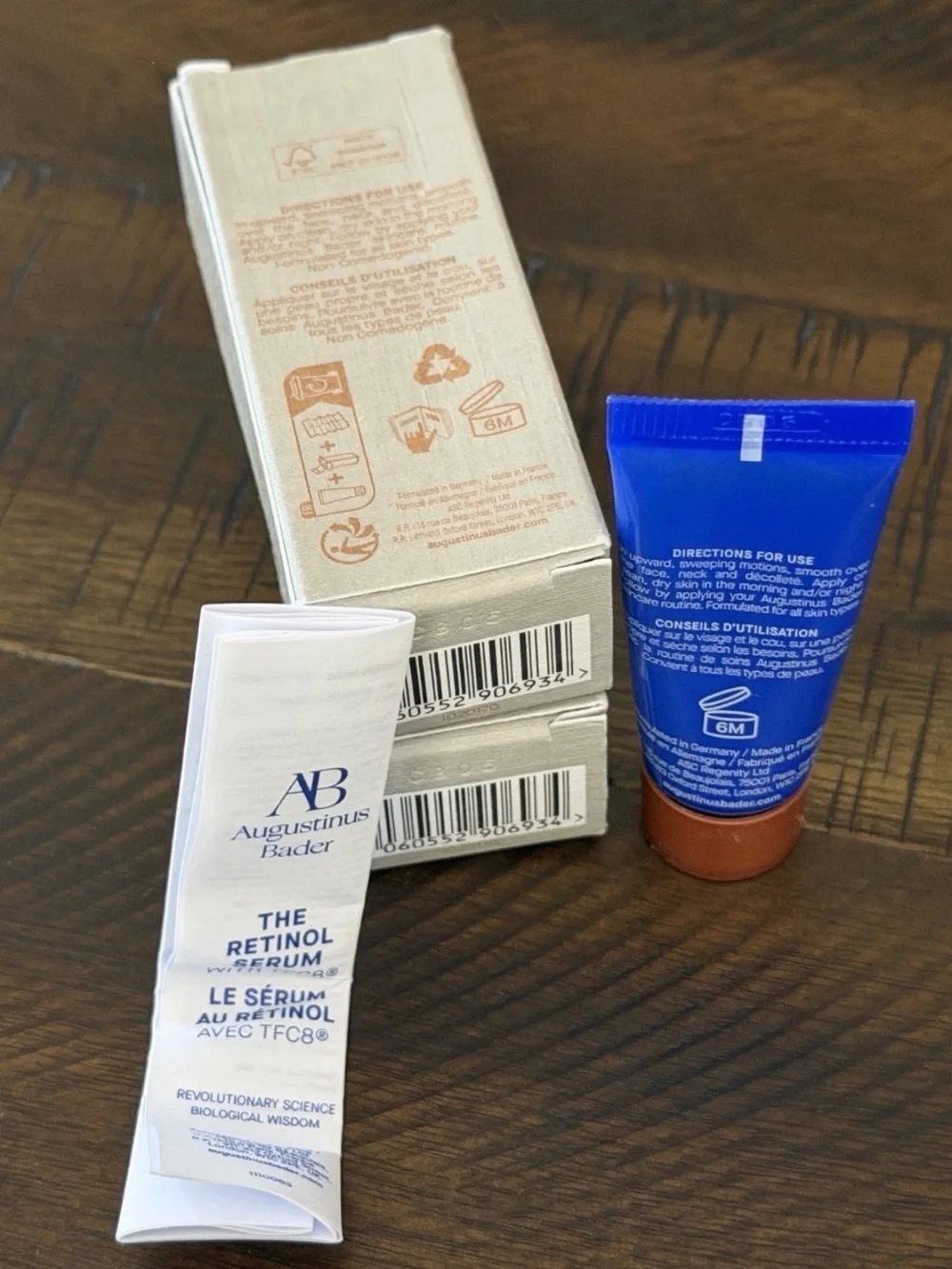 Augustinus Bader The Retinol Serum with TFC8 Sample Size 2x 7ml/ 0.2 fl oz  New